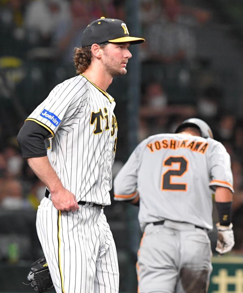 ９回、中島に同点となる適時打を浴びたケラー（撮影・北村雅宏）