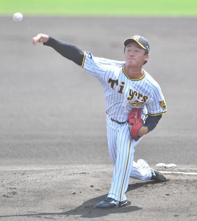 　力投する森木（撮影・吉澤敬太）