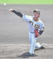 　力投する森木（撮影・吉澤敬太）