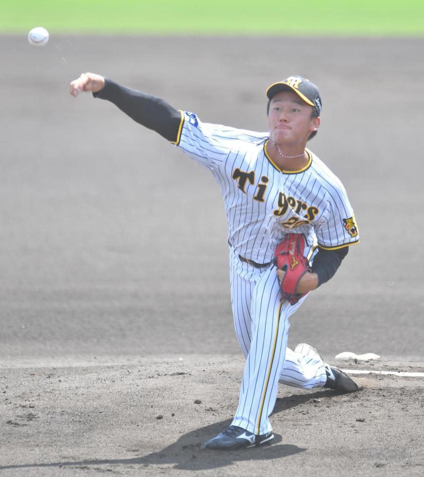 　力投する森木（撮影・吉澤敬太）