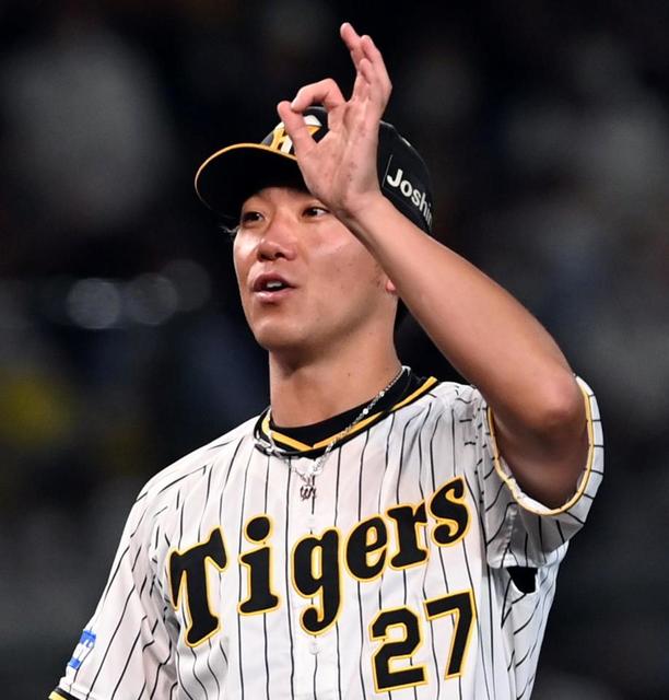阪神・伊藤将が村上止めた! 小林繁以来の甲子園10連勝! 近本が4打点