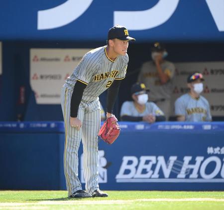 　３回、楠本に２点適時二塁打を打たれた森木（撮影・堀内翔）