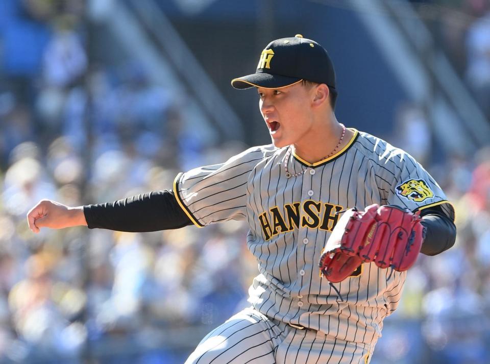 　３回、気合が入る森木（撮影・堀内翔）