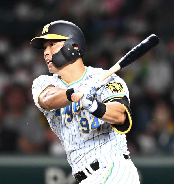 阪神・原口 先制V撃 21イニングぶり得点！連敗止めた 福留に学んだ