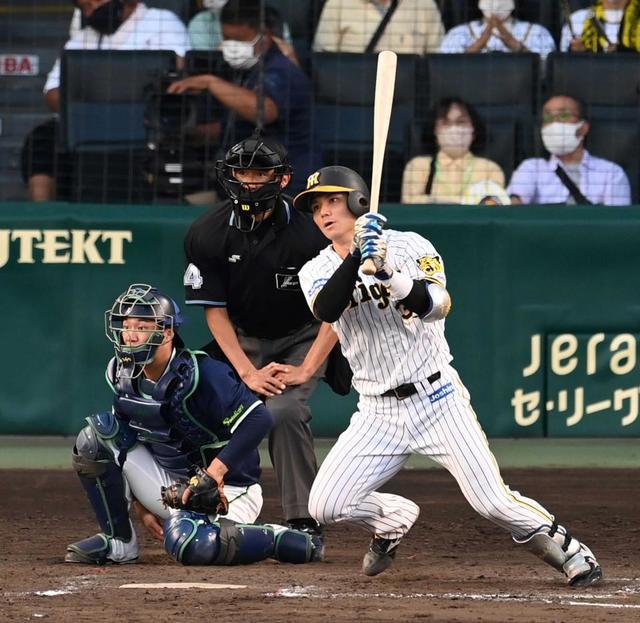 阪神・栄枝 プロ初Hが土壇場同点打 打った瞬間「よっしゃ！」甲子園が