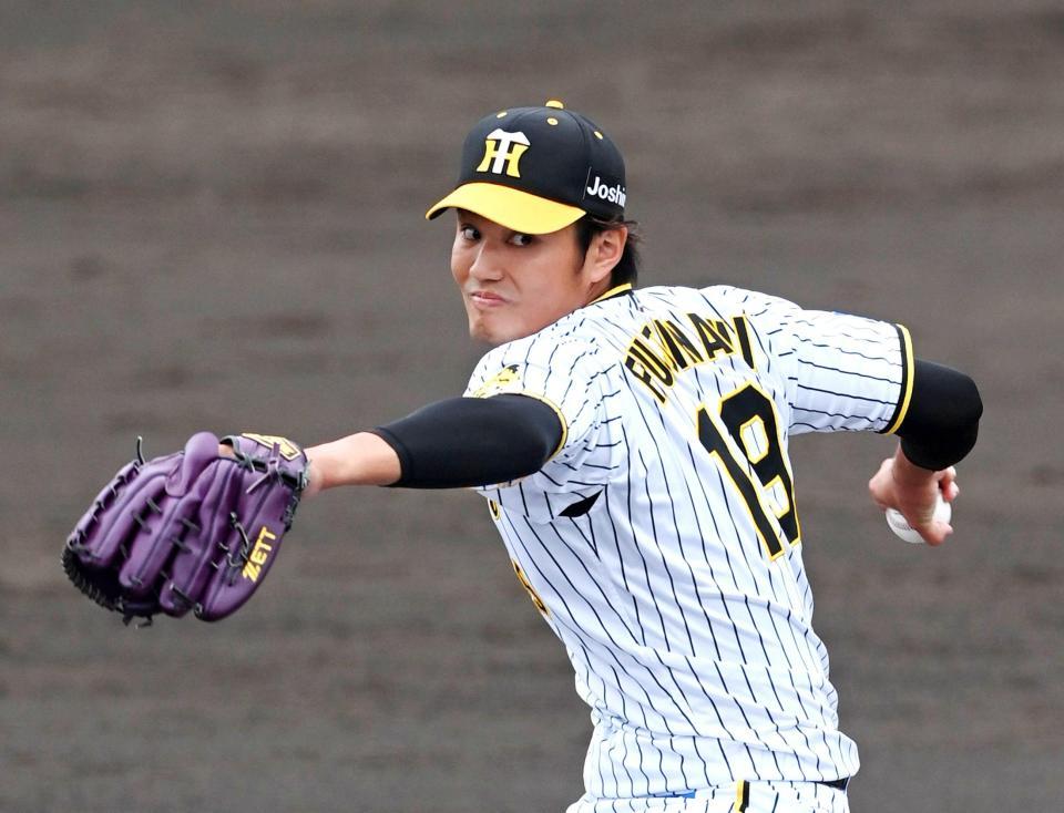 　ＣＳに向け７回に調整登板した藤浪（撮影・山口登）