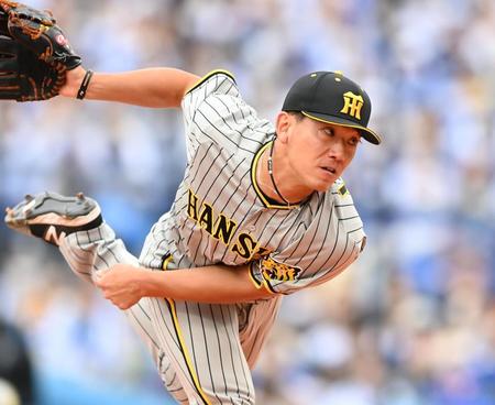 　力投する伊藤将（撮影・飯室逸平）