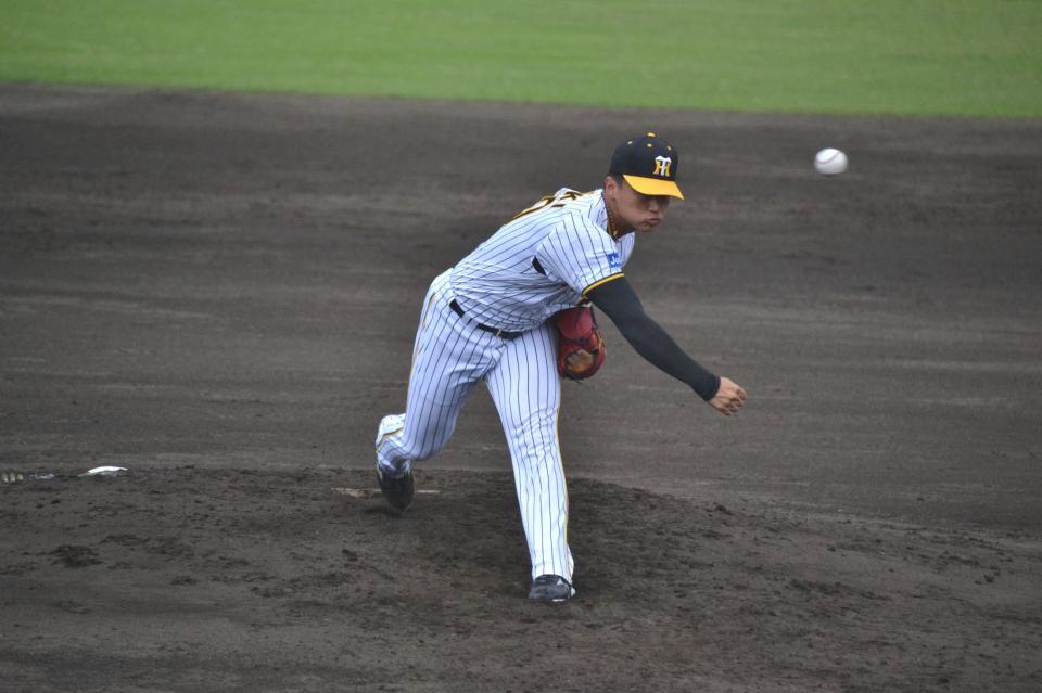 　課題を持って先発し、７回４失点と粘投した森木