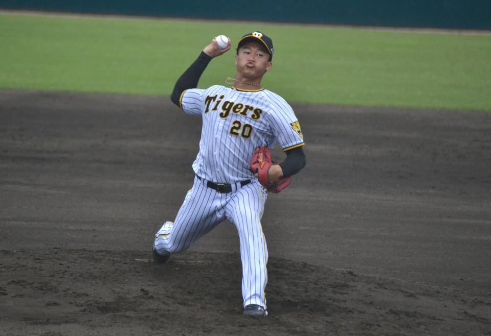 　課題を持って先発し、７回４失点と粘投した森木