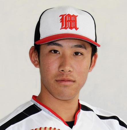 　阪神から６位指名された三菱自動車岡崎・富田