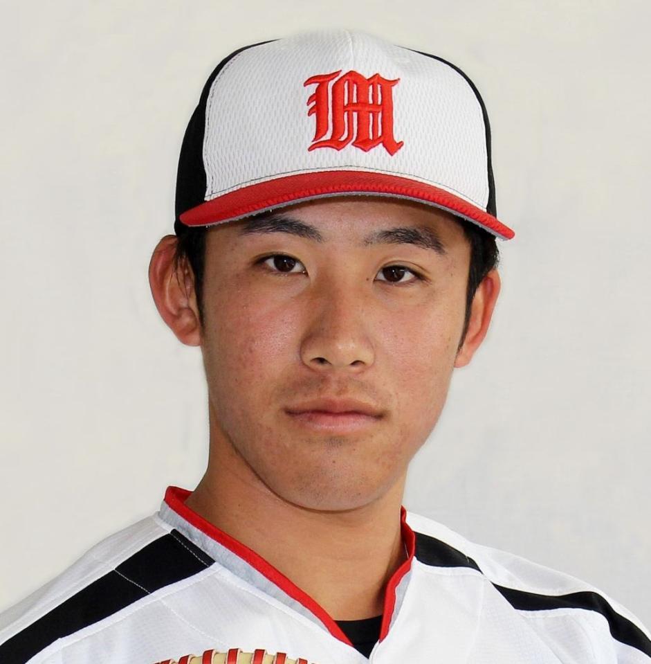 　阪神から６位指名された三菱自動車岡崎・富田