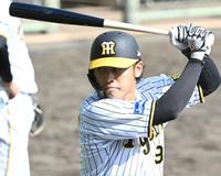 　打撃練習をする高山（撮影・田中太一）