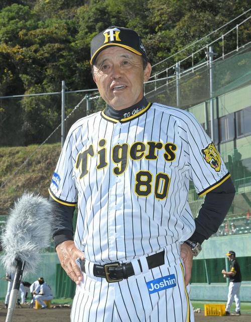 阪神タイガース チャンピオンユニフォーム Ｌ 当選ハガキ 岡田彰布 - 野球