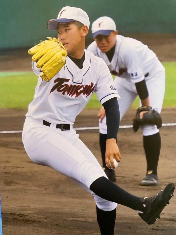 　富川中３年時の門別（家族提供）