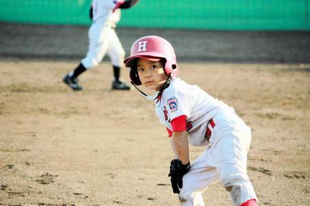 　八王子リトル時代の井坪（家族提供）