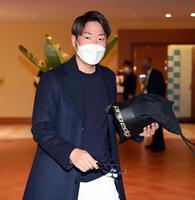 　ＳＳＫのスタッフ会議に参加した西勇