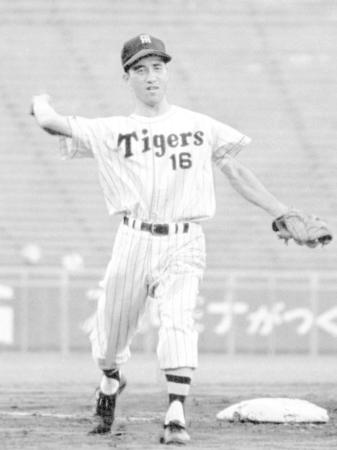 現役時代の三宅秀史さん＝１９６２年８月、甲子園球場