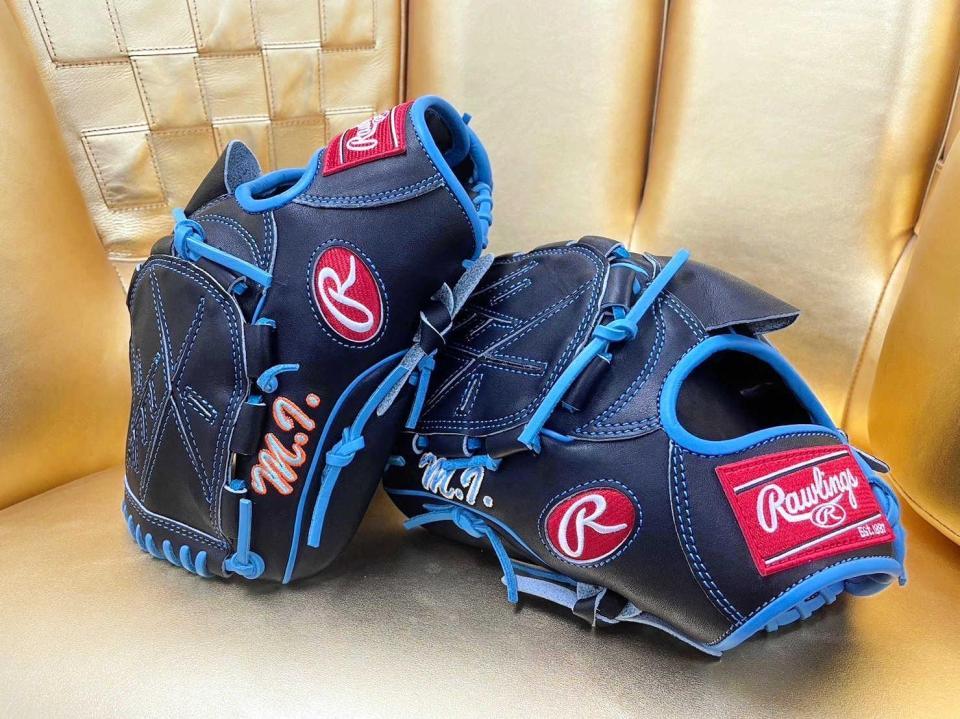 　伊藤将が今季使用するグラブ（ローリングス提供）