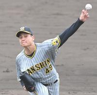 　力投する大竹（撮影・高部洋祐）