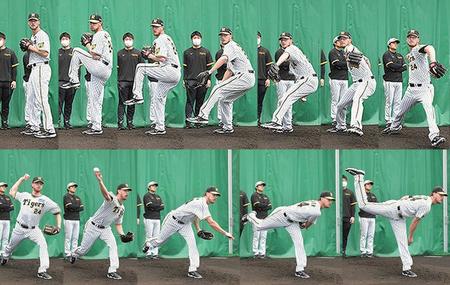 　Ｂ・ケラー投球連続写真