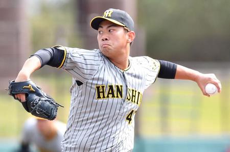 　楽天戦に先発した桐敷（撮影・中田匡峻）