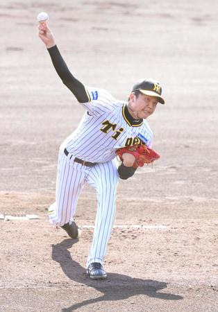 　先発し力投する才木（撮影・立川洋一郎）