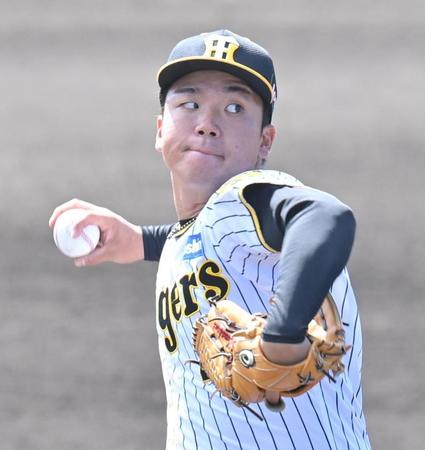 　エナジック戦に先発する村上（撮影・西岡正）