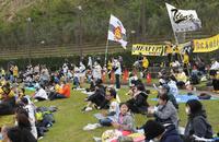 　盛り上がる阪神ファン（撮影・高部洋祐）