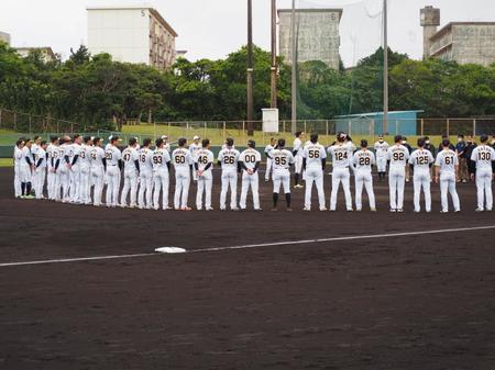 　２軍キャンプを打ち上げた