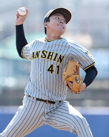 　中日戦に先発し、５回２失点だった村上