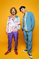 　開幕セレモニーに登場するＣ＆Ｋ