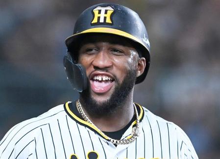 　阪神時代のメル・ロハス・ジュニア（２２年撮影）