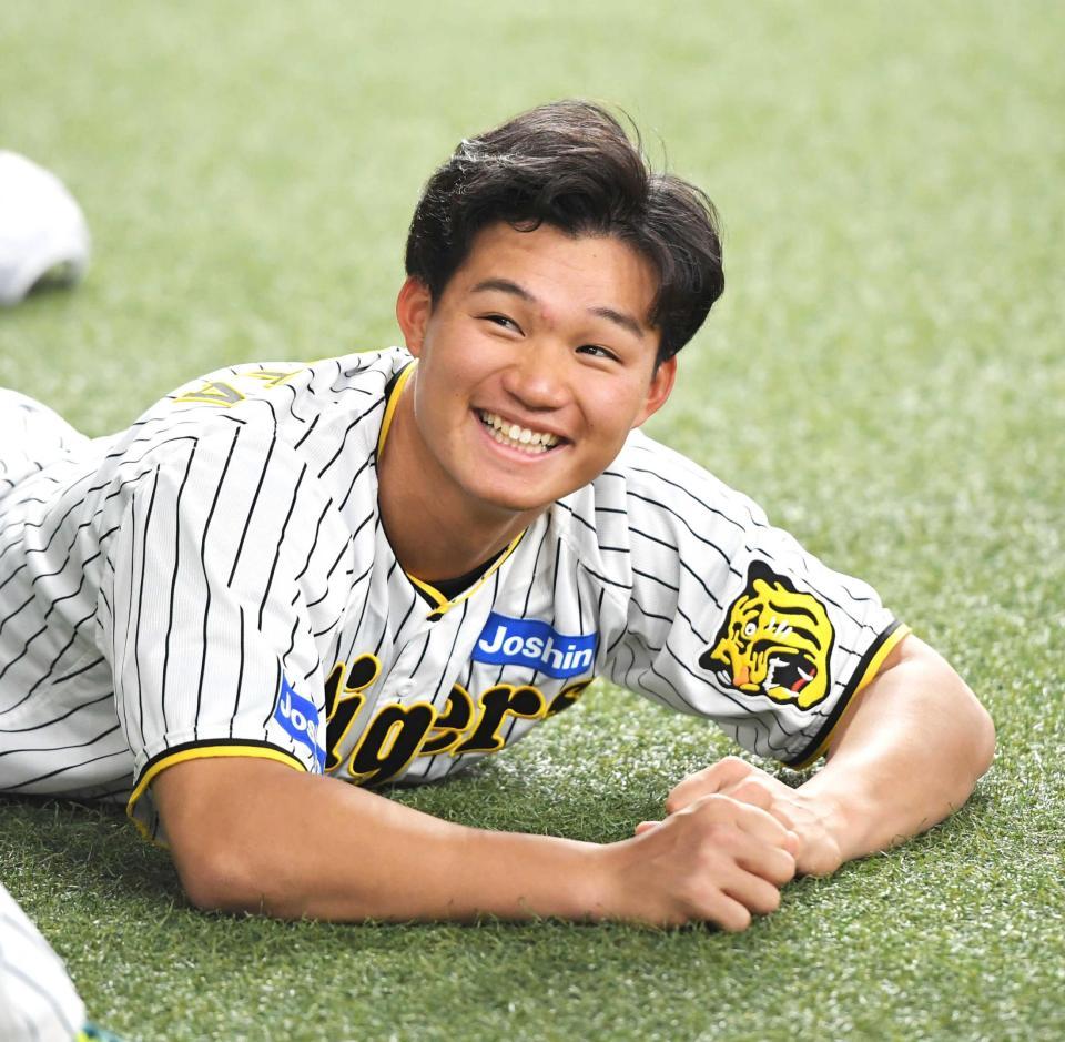 阪神ドラ1森下「6番・右翼」いざ出陣 岡田監督の期待大 対左腕