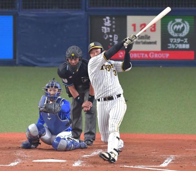 好調の阪神が三回に3点先制 大山、森下が適時打 梅野が犠飛