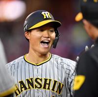 　２回、先制の中犠飛を放った森下（撮影・中田匡峻）