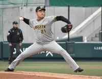 　７回１失点と好投した秋山