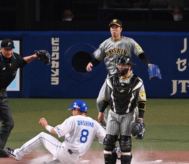 阪神・青柳が初回に逆転許す 石川昂、溝脇に痛打浴びる 前回登板で5失点KO 大丈夫?