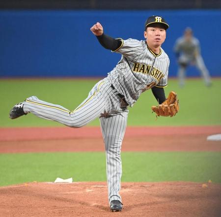 　力投する村上（撮影・高部洋祐）