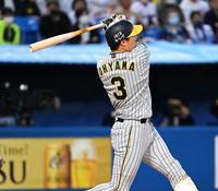 ２回、安打を放つ大山（撮影・金田祐二）