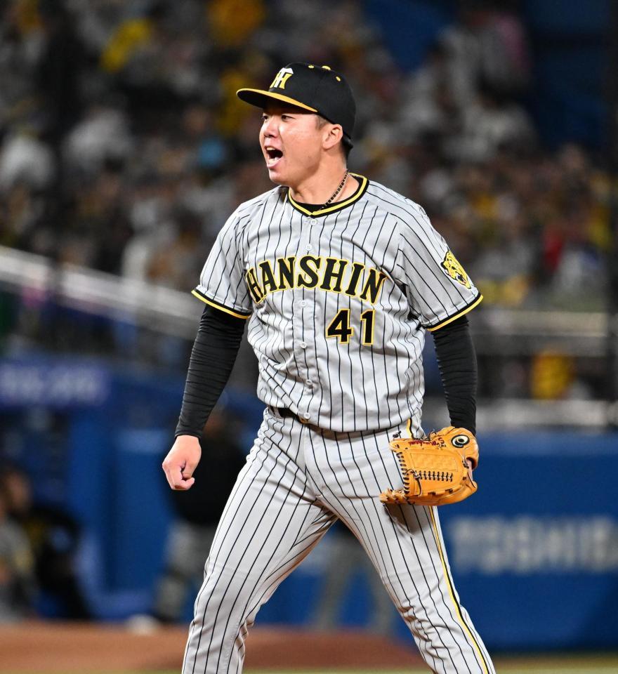 阪神・村上頌樹がヤクルト・村上との“村神様”対決に完勝 第3Rは空振り三振で3打数無安打 圧巻開幕24回連続無失点/阪神タイガース/デイリー