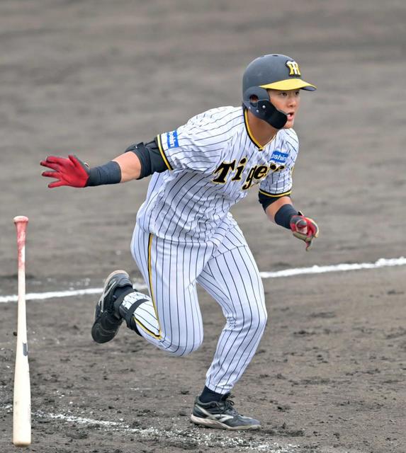 阪神・前川右京 代打で大飛球＆痛烈適時打 １軍へ左肩の状態「上げて