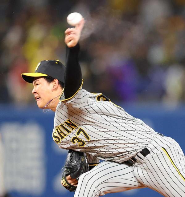 阪神・及川 自己最速154キロ！圧巻の投球でツバメ3人斬り「自信を