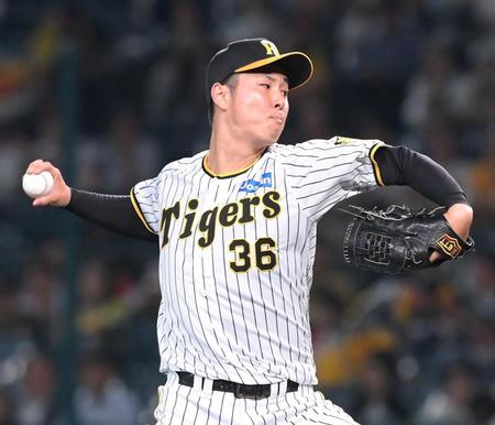 　力投する浜地（撮影・高部洋祐）