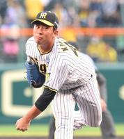 　力投する桐敷（撮影・高部洋祐）