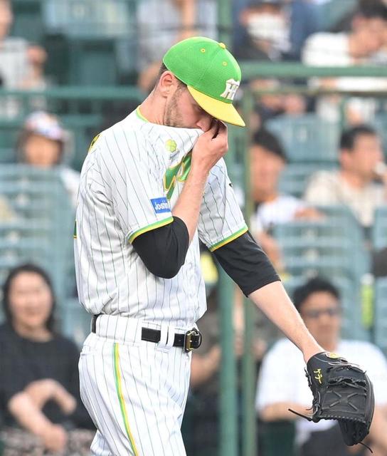 阪神ボロボロ 送球は相手走者の後頭部に当たり 終盤3回9失点の大炎上 甲子園静寂