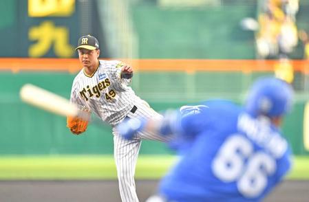 　７回２失点の粘投を見せた大竹