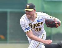 　先発し力投するビーズリー（撮影・石井剣太郎）