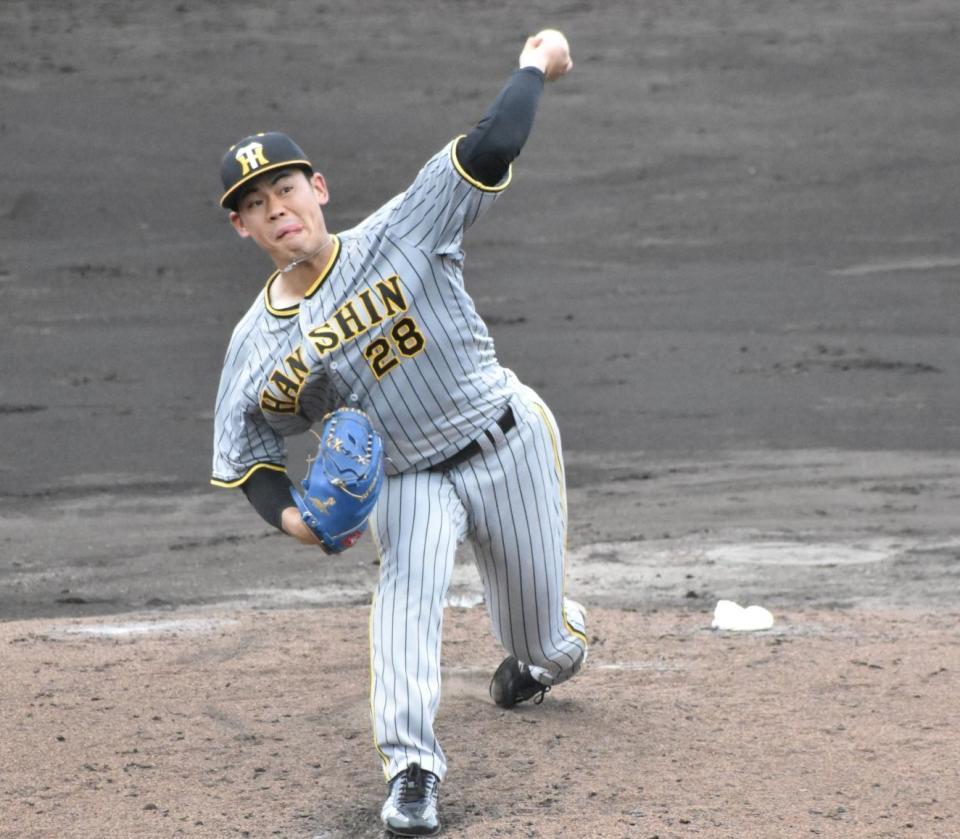 　プロ入り後最長の７回を４安打１失点と好投し、今季ウエスタン初勝利を挙げた鈴木