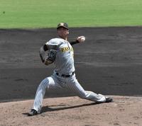 　５回４安打２失点だった先発の川原