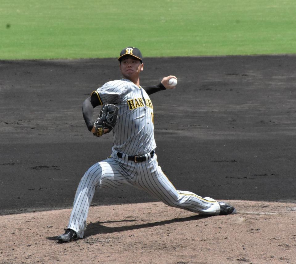 　５回４安打２失点だった先発の川原